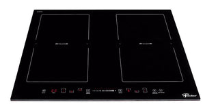 FOGÃO COOKTOP FISCHER 4Q SMARTZONE INDUÇÃO MESA VITROCERÂMICA 220V 29850.71205