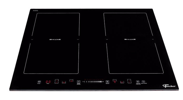 FOGÃO COOKTOP FISCHER 4Q SMARTZONE INDUÇÃO MESA VITROCERÂMICA 220V 29850.71205