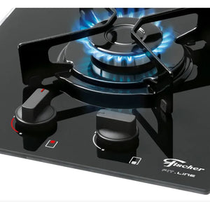 FOGÃO COOKTOP FISCHER 2Q A GÁS FIT LINE BIVOLT 27185.60015