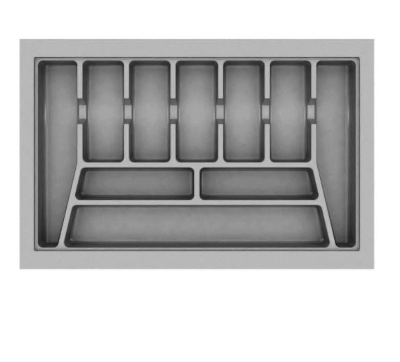 DIVISÃO DE TALHERES 740X480X50MM CINZA  006-CZ CANGO