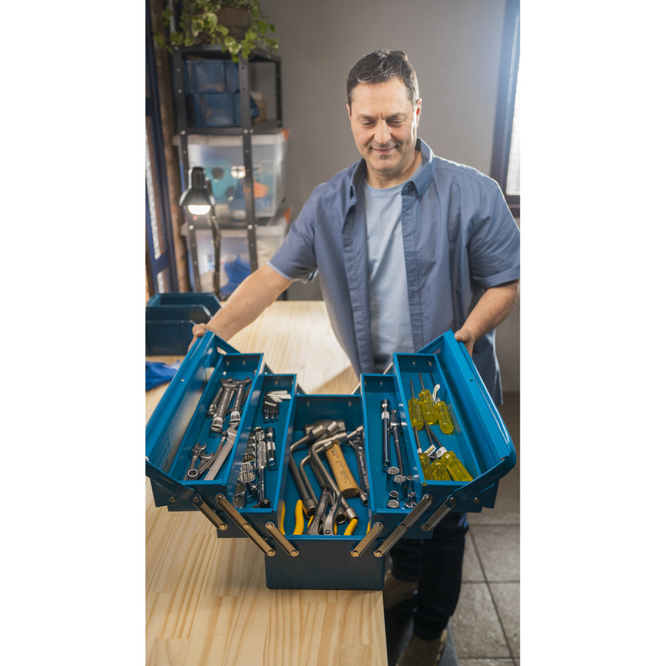 CAIXA SANFONADA PARA FERRAMENTA 5 GAVETAS 43800005 TRAMONTINA