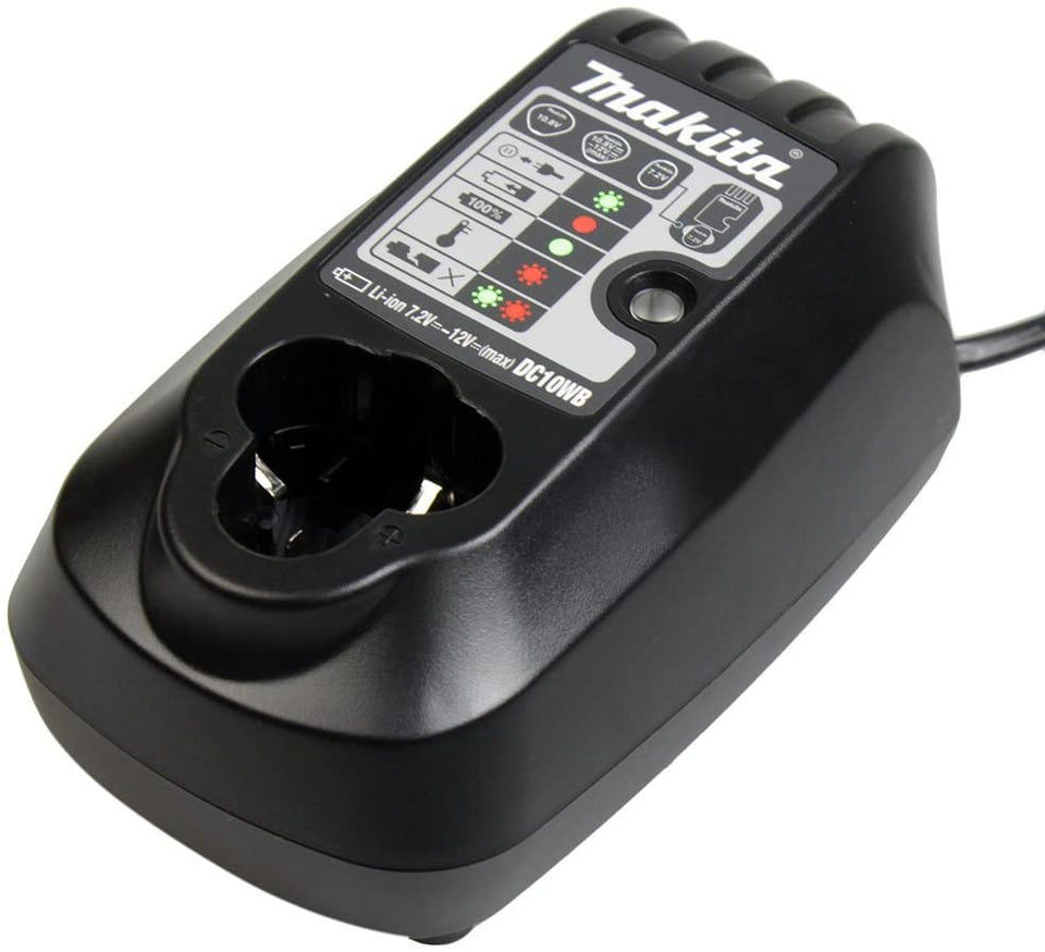 CARREGADOR DE BATERIA 7,2V ATÉ 12V DE ÍONS DE LÍTIO BIVOLT DC10WB MAKITA