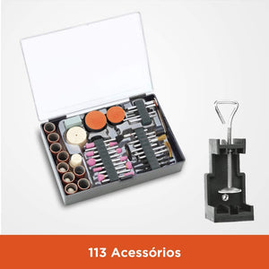 MICRO RETÍFICA RT18KA-B2 180W COM CONTROLE DE TORQUE 220V BLACK & DECKER