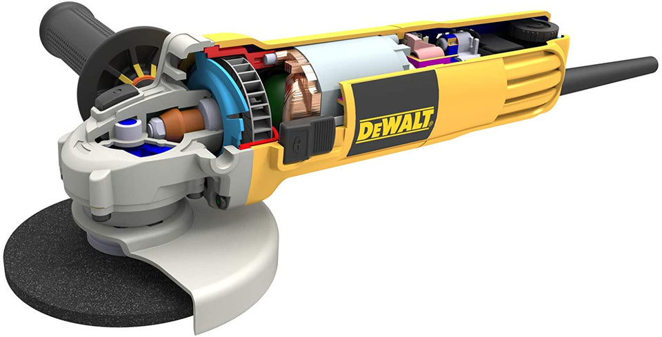 ESMERILHADEIRA ANGULAR 4.1/2" 115MM COM VELOCIDADE VARIÁVEL DWE4118 950W 220V DEWALT