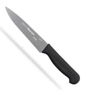 FACA PARA CARNE LÂMINA TRIANGULAR 15CM KBKB302 PRETO STARRETT
