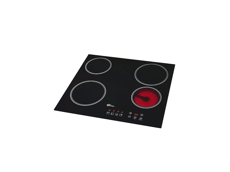 FOGÃO COOKTOP FISCHER 4Q VITROCERÂMICA ELÉTRICO 220V 30006.73476