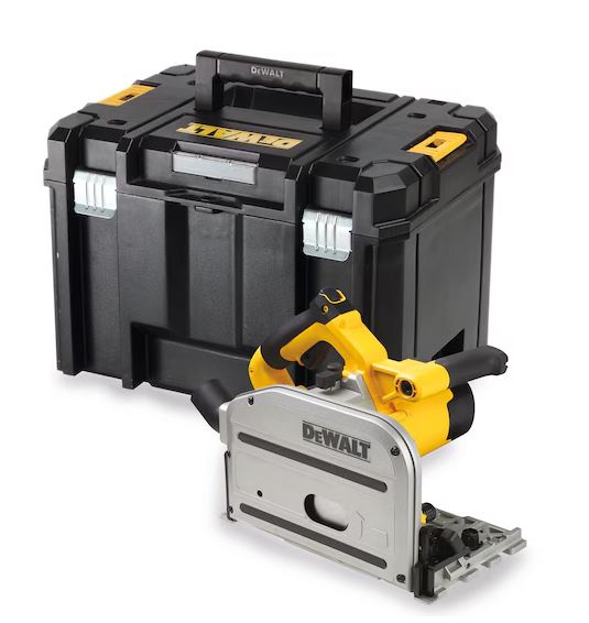 SERRA CIRCULAR COM TRILHO 6" DWS520KT COM MALETA DEWALT