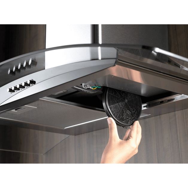 COIFA DE PAREDE FISCHER DEPURADOR OU EXAUSTOR TALENT FIT 90 CM VIDRO