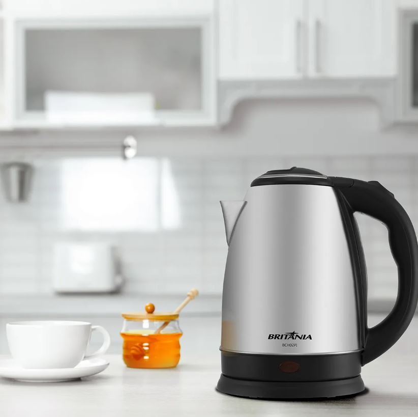CHALEIRA ELÉTRICA BRITÂNIA BCH02PI 1,8L 1.250W