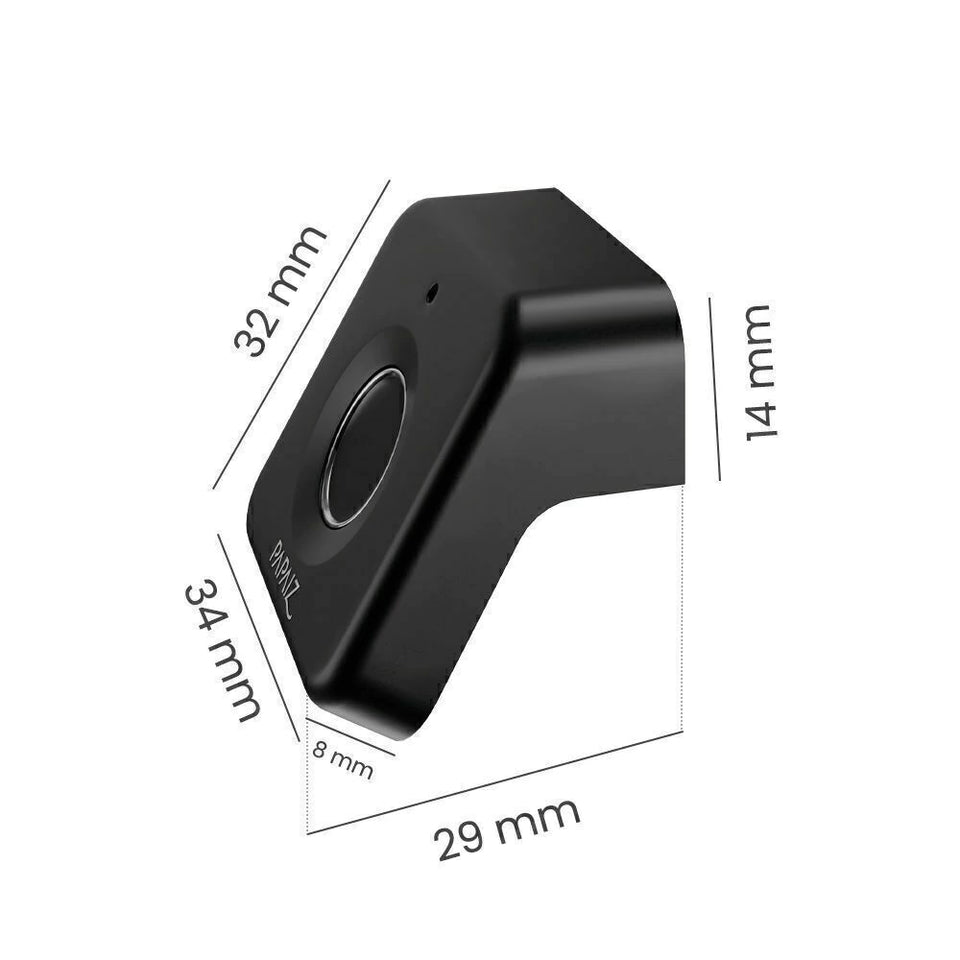 FECHADURA ELETRÔNICA BIOMÉTRICA PARA MÓVEIS PPZ-1005 PRETO PAPAIZ