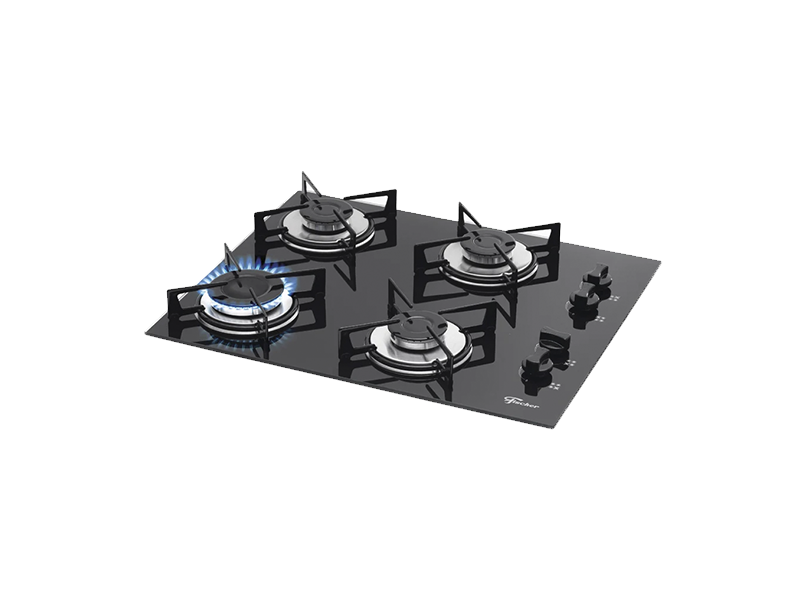 FOGÃO COOKTOP 4Q GÁS MESA VIDRO - PRETO 1519(5713) BIVOLT FISCHER