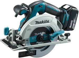 SERRA CIRCULAR À BATERIA 18V DHS680RTJ MAKITA COM DISCO 2 BATERIAS MAKITA