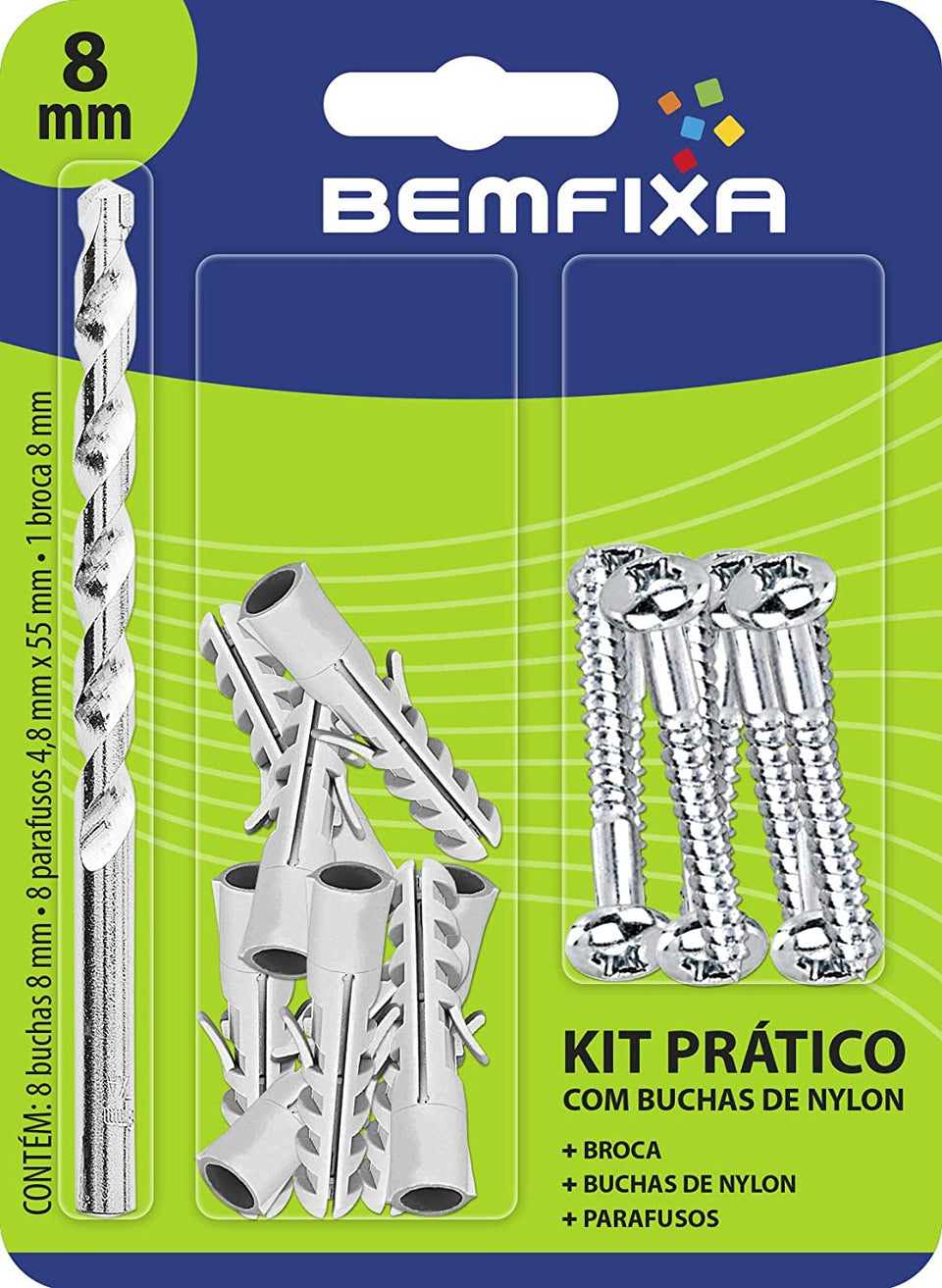 KIT PRÁTICO 8MM 3376 BEMFIXA