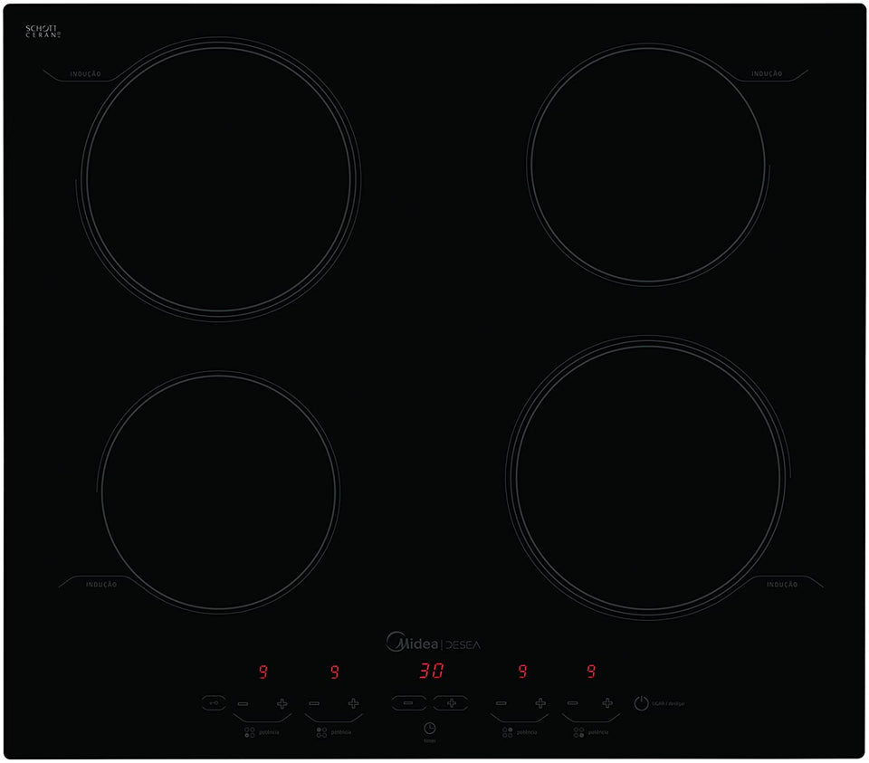 FOGÃO COOKTOP DE INDUÇÃO MIDEA 4 BOCAS CYAD42 220V MIDEA