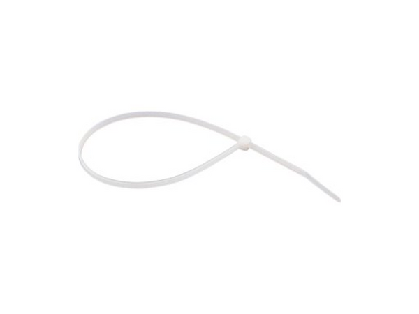 ABRAÇADEIRA DE NYLON BRANCA 280X3,6 COM 100 PEÇAS 2815280125 VONDER