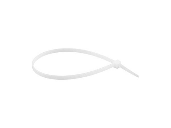 ABRAÇADEIRA DE NYLON BRANCA 280X4,8 COM 100 PEÇAS 2815280100 VONDER