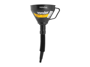 FUNIL PLÁSTICO PRETO BICO FLEXÍVEL 165MM 5167100000 VONDER