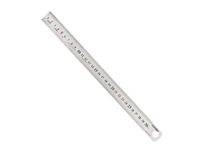 RÉGUA EM AÇO INOX 30CM 3561209000 VONDER