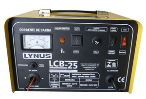 CARREGADOR DE BATERIAS LCB-25 220V LYNUS