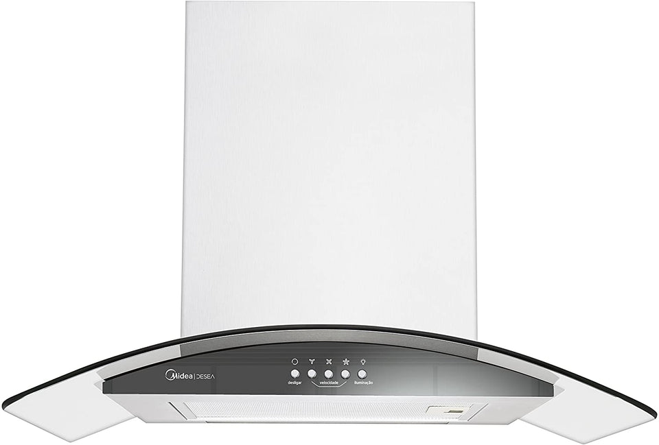 COIFA DE PAREDE VIDRO MIDEA 60CM RGA602 220V MIDEA