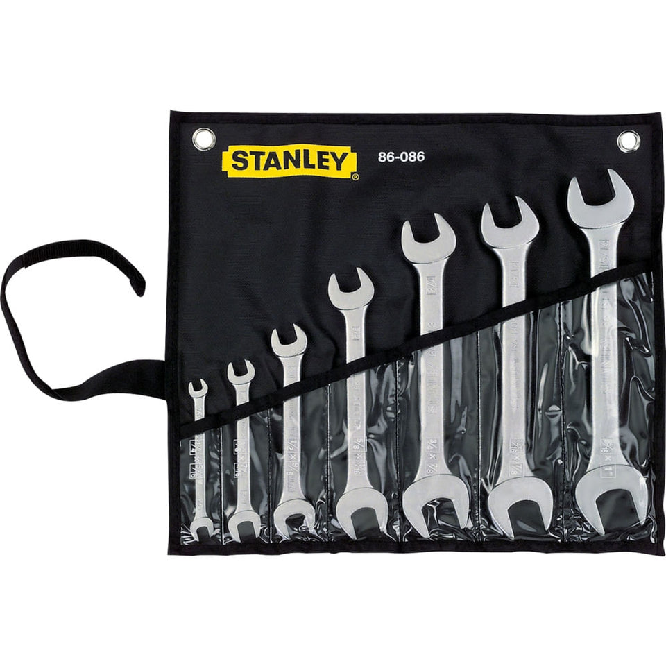 JOGO DE CHAVES FIXAS COM 7 PEÇAS EM POLEGADAS 86-086 STANLEY