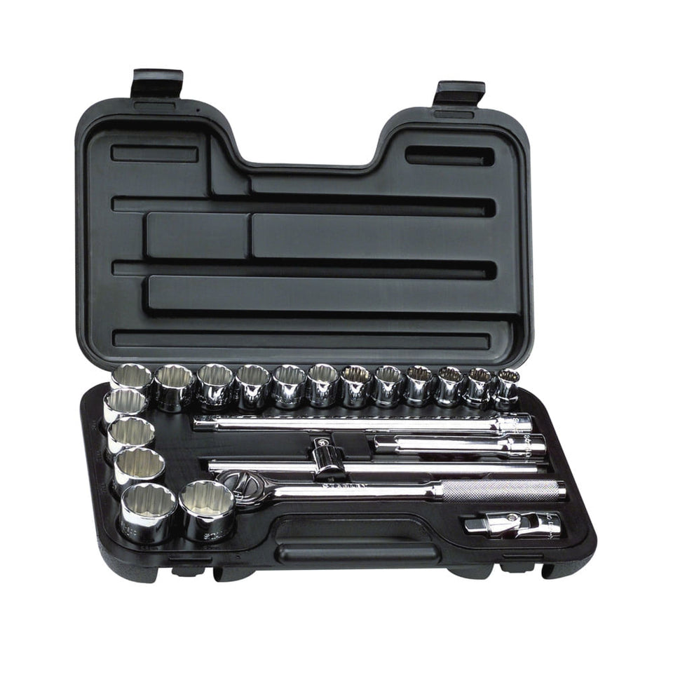 JOGO DE SOQUETE ESTRIADO 23 PEÇAS 86-531 STANLEY