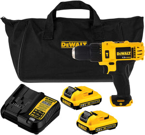 PARAFUSADEIRA/FURADEIRA DE IMPACTO 3/8'' 12V MAX ÍON DE LÍTIO DCD716D2 DEWALT