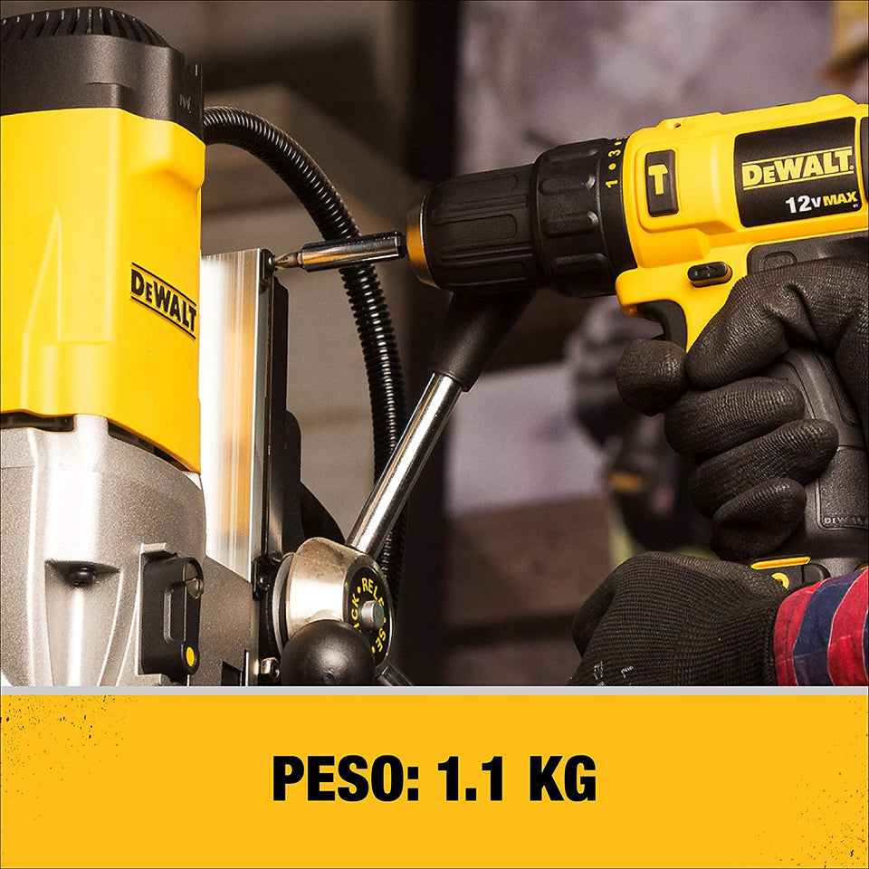 PARAFUSADEIRA/FURADEIRA DE IMPACTO 3/8'' 12V MAX ÍON DE LÍTIO DCD716D2 DEWALT