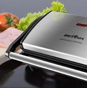 SANDUICHEIRA E GRILL PRESS BGR27I 850W 220V BRITÂNIA