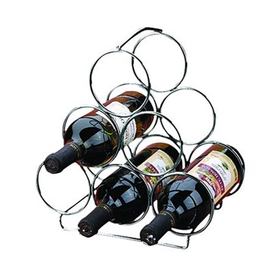 ADEGA TRIANGULAR PARA 6 GARRAFAS CROMADA 1127 SCHMITT