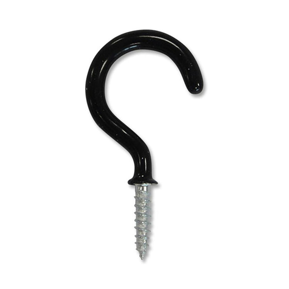 CONJUNTO GANCHOS PARA TETO PRETO 5 PEÇAS 5234 BEMFIXA