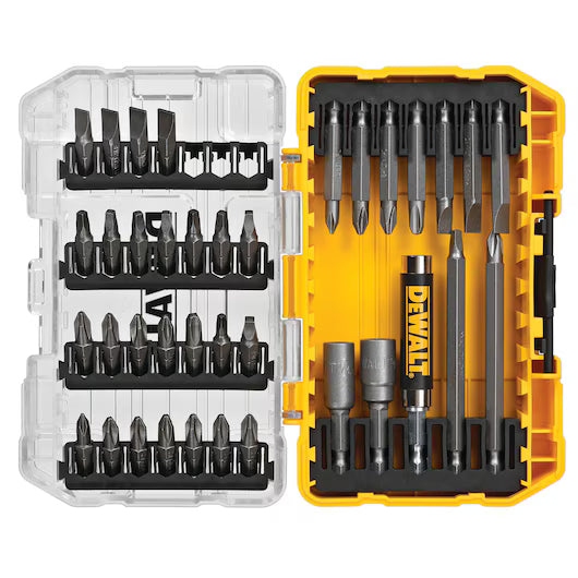 JOGO DE PONTA BITS PARA PARAFUSAR COM 37 PEÇAS DW2163 DEWALT