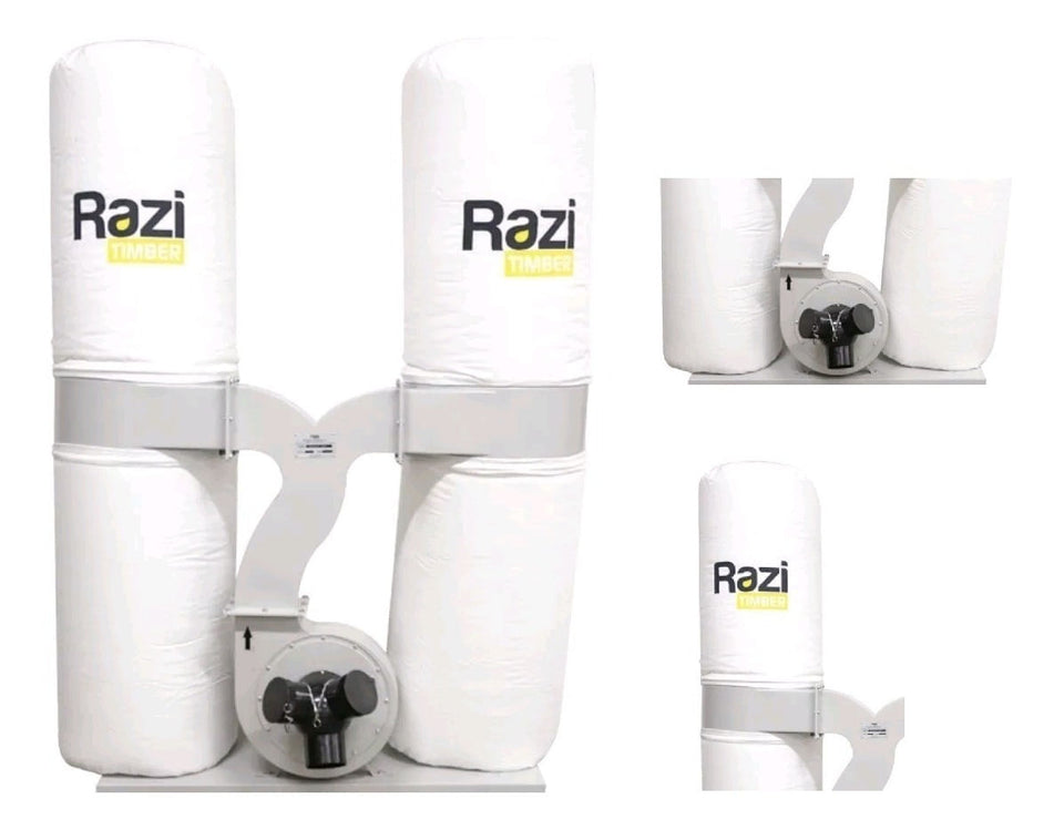 COLETOR DE PÓ RZ-CPT3M2 3 ENTRADA MONOFÁSICO 3CV 220V RAZI