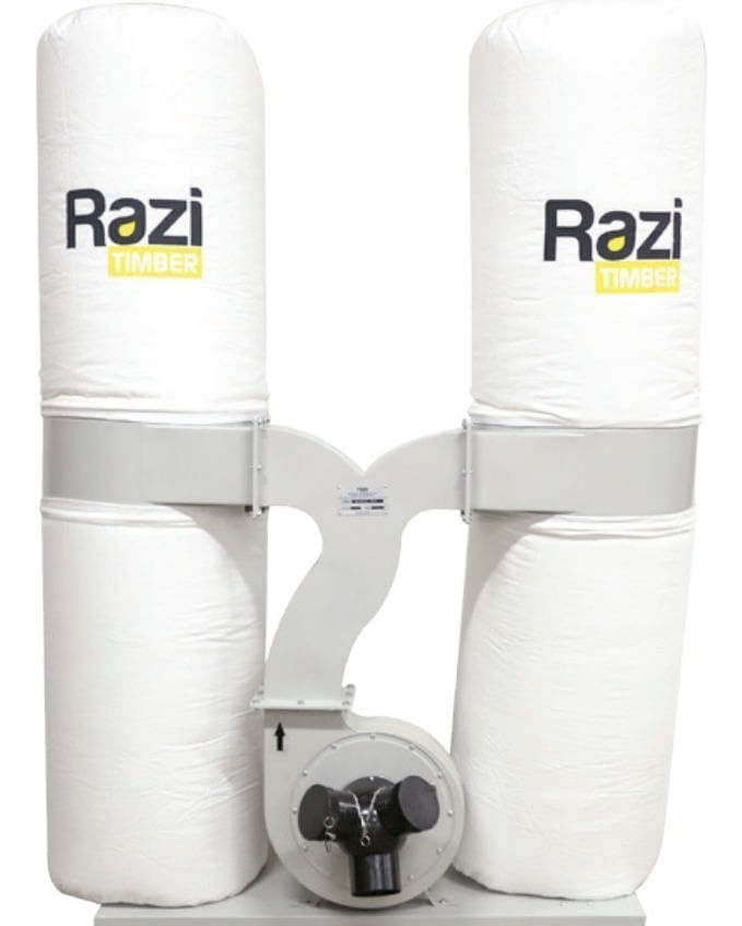 COLETOR DE PÓ RZ-CPT3M2 3 ENTRADA MONOFÁSICO 3CV 220V RAZI