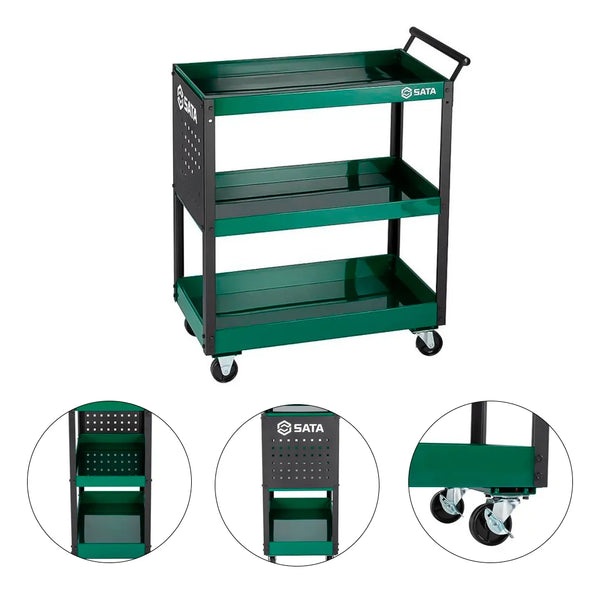 CARRO PARA FERRAMENTAS COM 3 BANDEJAS ST95222B SATA