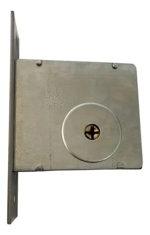 FECHADURA TETRA CHAVE CROMADO 140 R68 SM PAPAIZ