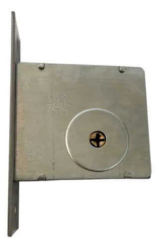 FECHADURA TETRA CHAVE CROMADO 140 R68 SM PAPAIZ