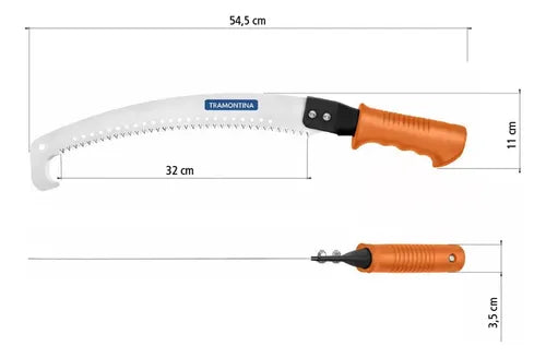 SERROTE DE PODA COM GANCHO 12,5"/320MM 78382001 TRAMONINA