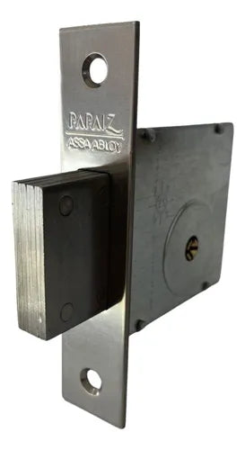 FECHADURA TETRA CHAVE CROMADO 140 R68 SM PAPAIZ