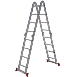 ESCADA ARTICULADA EM ALUMÍNIO 16 DEGRAUS 4X4 ESC0293 BOTAFOGO