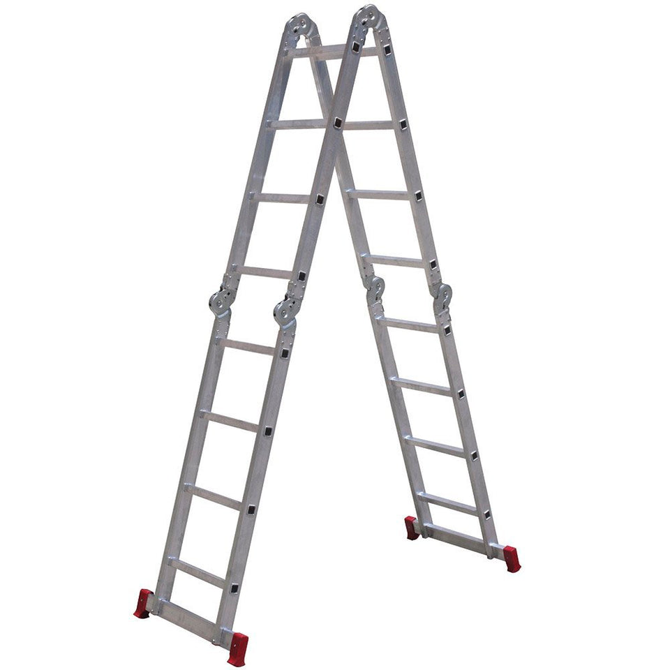 ESCADA ARTICULADA EM ALUMÍNIO 16 DEGRAUS 4X4 ESC0293 BOTAFOGO