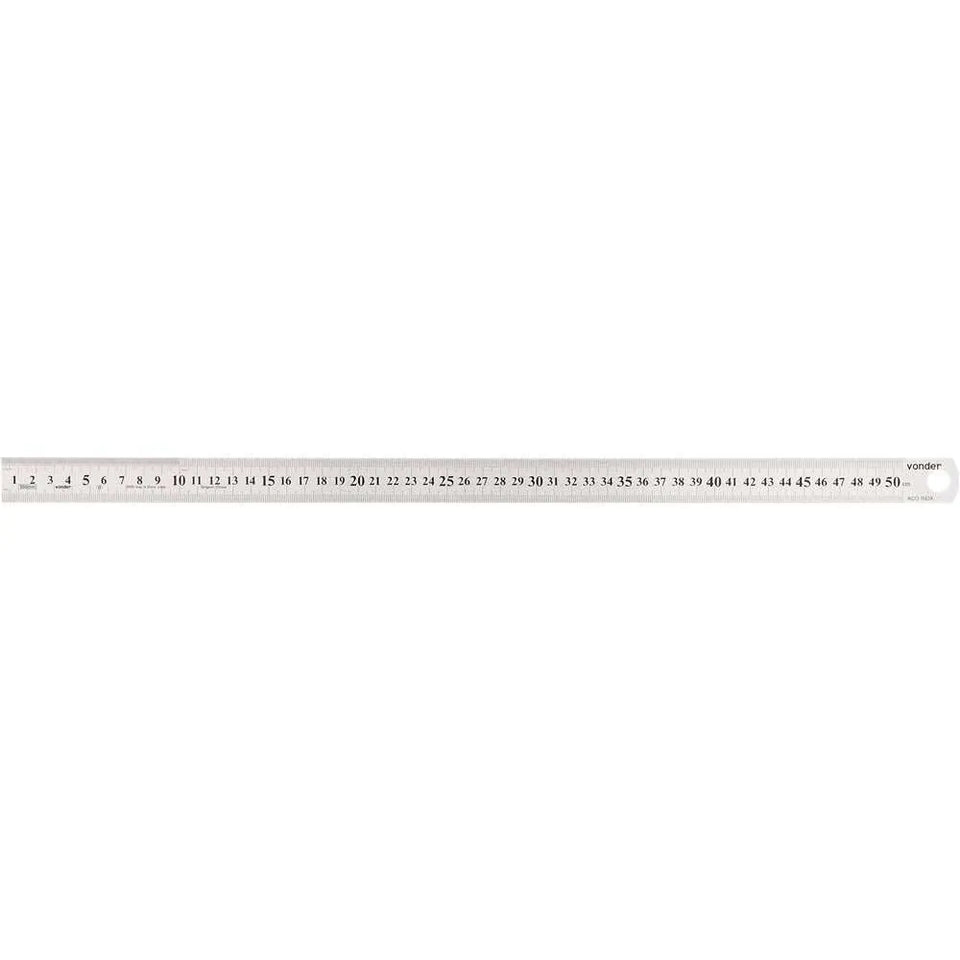 RÉGUA EM AÇO INOX 50CM 3561210000 VONDER