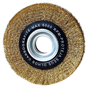 ESCOVA DE AÇO CIRCULAR ONDULADA 6X3/4" 012257612 CARBOGRAFITE