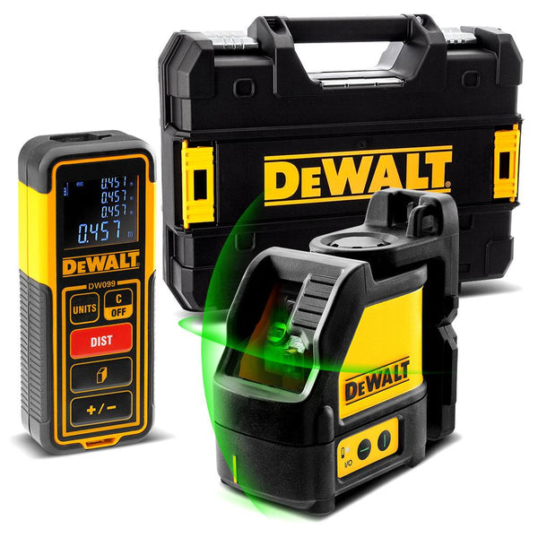 KIT NIVEL 30M + TRENA LASER  + CAIXA TSTAK DW0889CG-XJ DEWALT