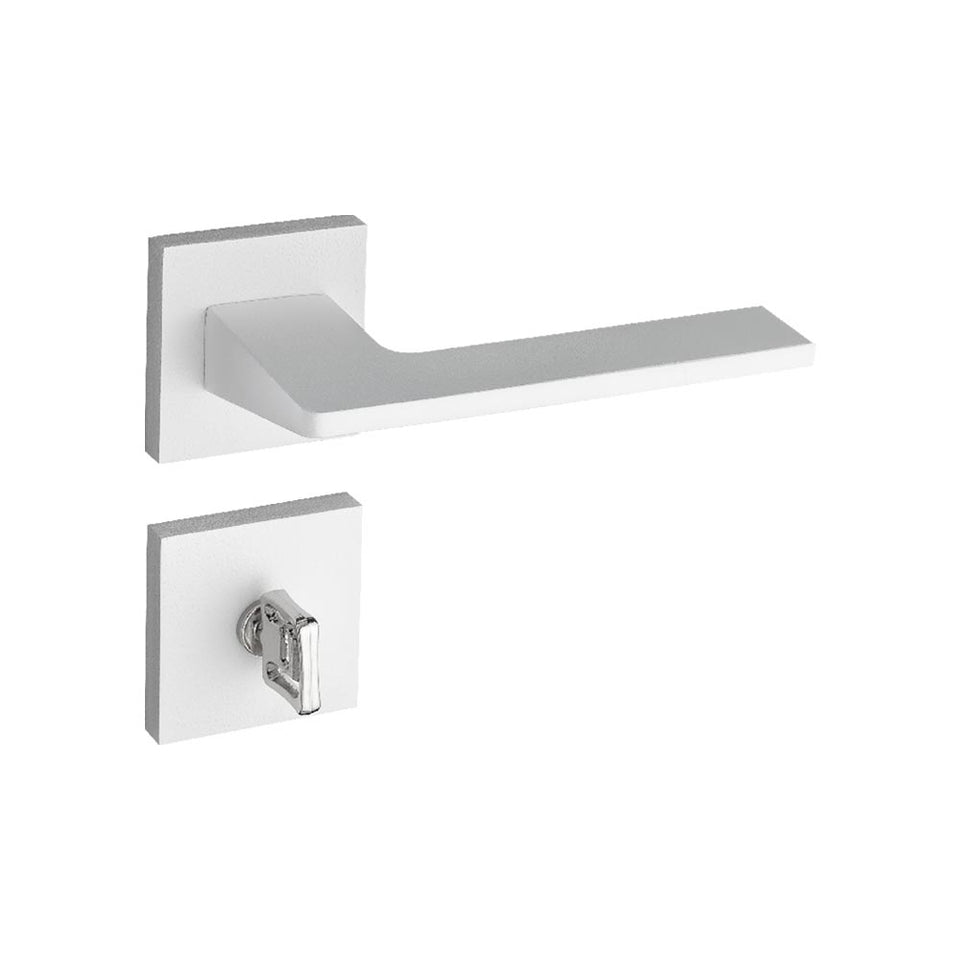 FECHADURA BANHEIRO SARA ROSETA BRANCO TEXTURA 502/90B BRT PADO