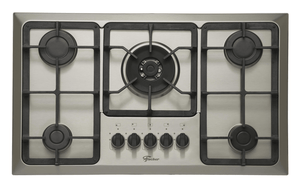 FOGÃO COOKTOP 5Q TC GÁS MESA 23678.54121 INOX BIVOLT FISCHER