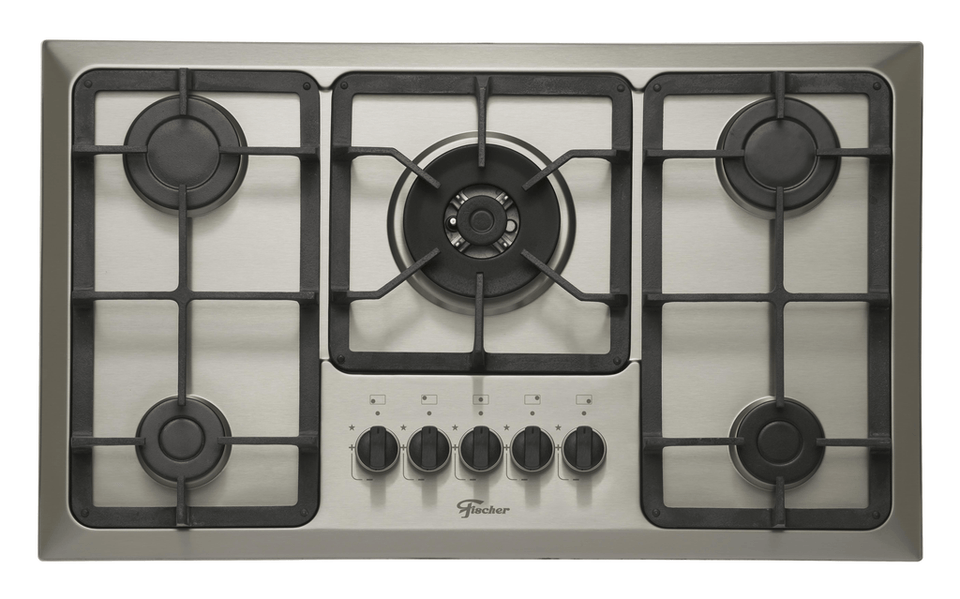 FOGÃO COOKTOP 5Q TC GÁS MESA 23678.54121 INOX BIVOLT FISCHER