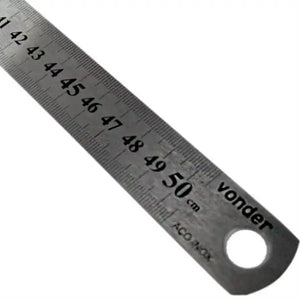 RÉGUA EM AÇO INOX 50CM 3561210000 VONDER