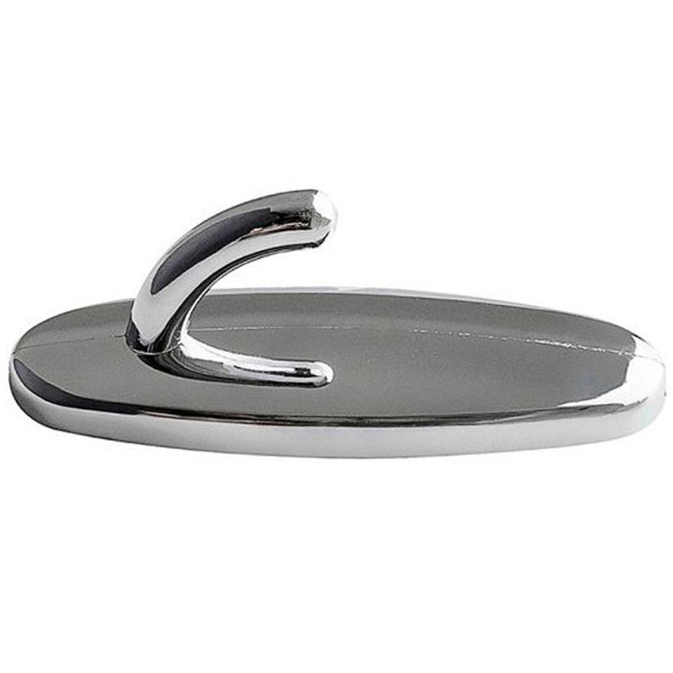 CONJUNTO GANCHOS ADESIVO CROMADO MÉDIO 2 PEÇAS 4910 BEMFIXA