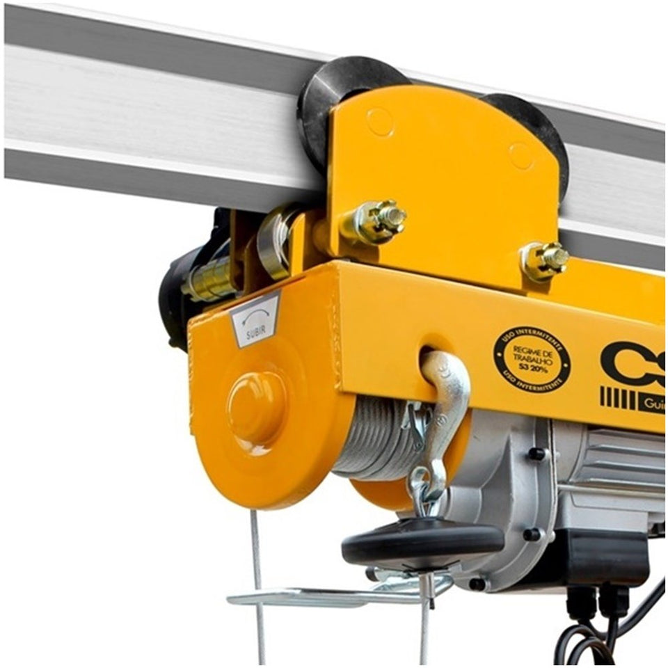 GUINCHO DE COLUNA ELÉTRICO TEC 1000KG MONOFÁSICO 220V CSM
